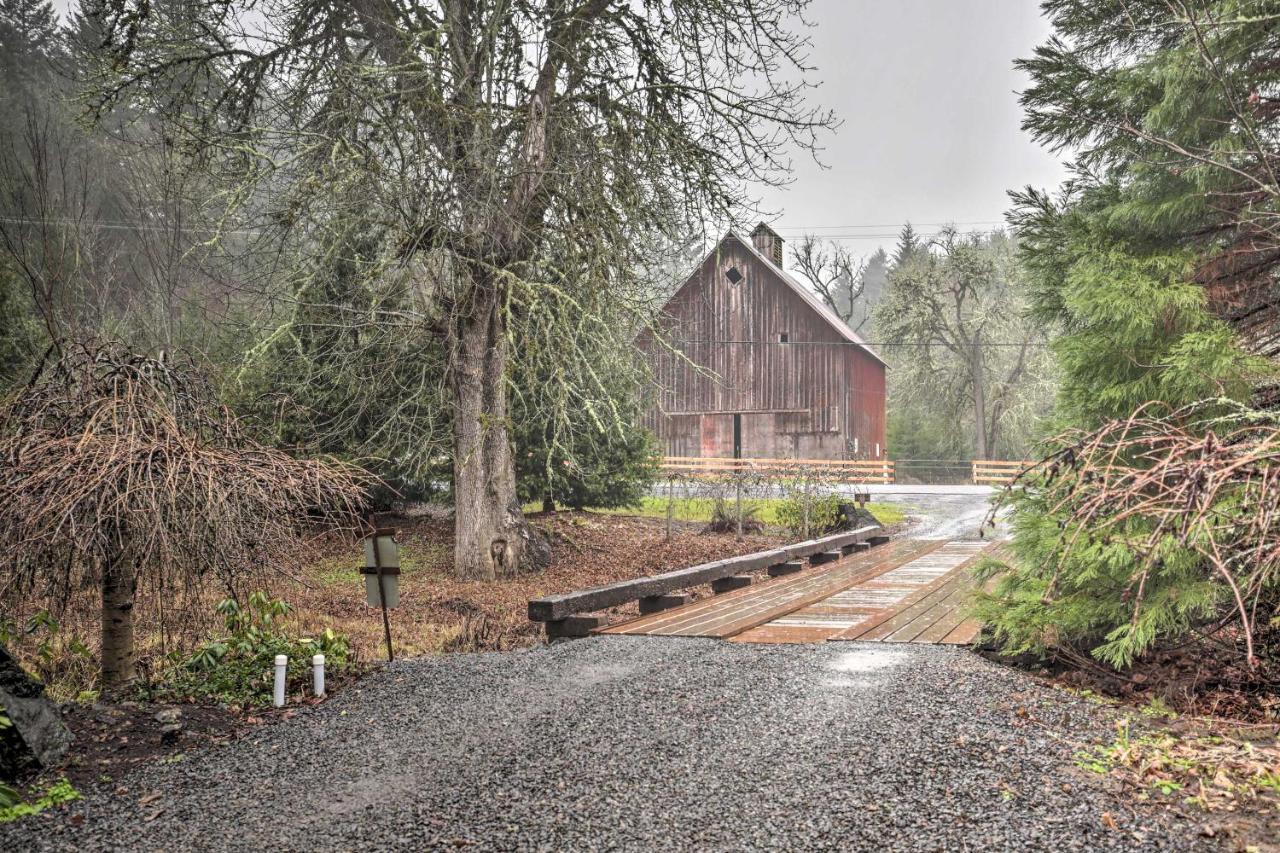 Chic Farmhouse With Creek In Heart Of Wine Country! 麦克明维尔 外观 照片